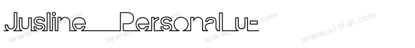 Jusline   Personal u字体转换